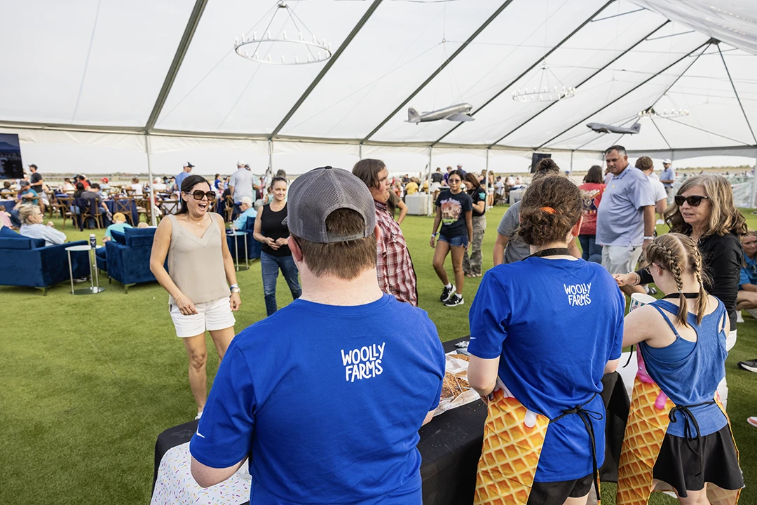 scoop troop at a convention hall